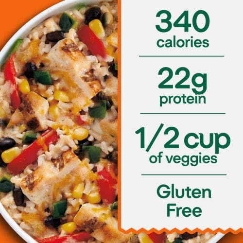 Lean Cuisine Bowls Unwrapped Chicken Burrito Frozen Meal Perspective: bottom