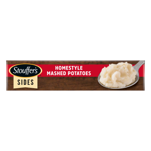 Stouffer's® Mashed Potatoes Frozen Side Perspective: bottom