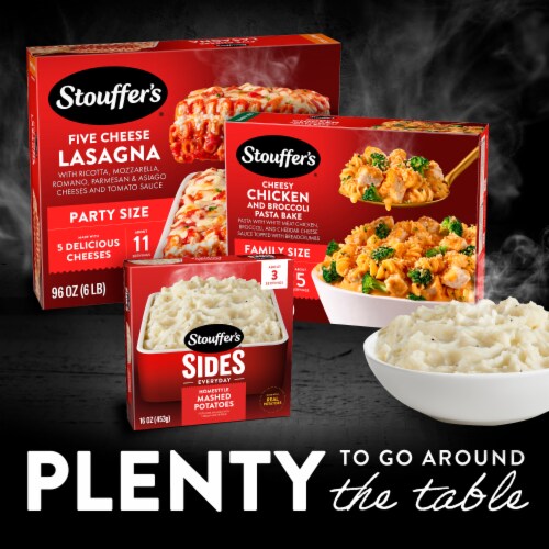 Stouffer’s Homestyle Mashed Potatoes Family Size Side Dish Potato Side Dishes Perspective: bottom
