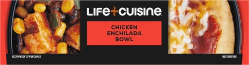 Life Cuisine Chicken Enchilada Bowl Frozen Meal Perspective: bottom