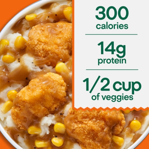 Lean Cuisine® Bowls Oven Fried Chicken with Mashed Potatoes Frozen Meal Perspective: bottom