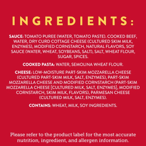 Stouffer's® Lasagna with Meat & Sauce Frozen Meal Perspective: bottom