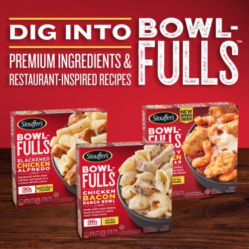 Stouffer's Bowl-Fulls Blackened Chicken Alfredo Bowl Perspective: bottom