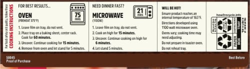 Stouffer's Family Size Fried Chicken Macaroni & Cheese Frozen Meal Perspective: bottom