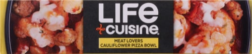 Life Cuisine® Cauliflower Pizza Bowl Frozen Meal Perspective: bottom