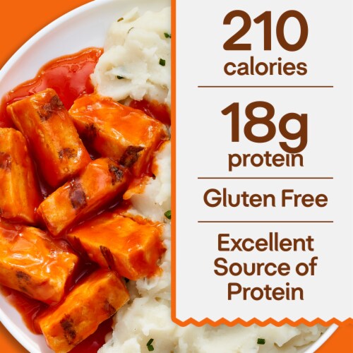Lean Cuisine Frozen Meal Buffalo Style Chicken Microwave Meal Microwave Chicken Frozen Dinner Perspective: bottom
