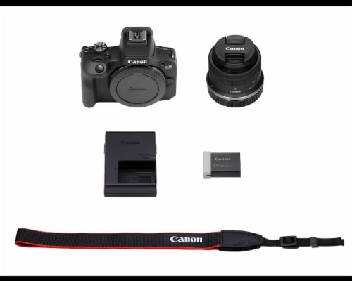 Canon EOS R100 RF-S18-45.5-6.3 IS STM Kit Mirrorless Camera Perspective: bottom