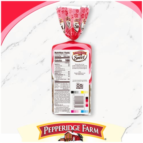 Pepperidge Farm Swirl Strawberry Breakfast Bread, 14 Oz Loaf Perspective: bottom