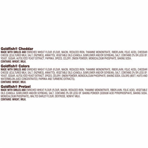 Goldfish® Big Smiles Pretzels and Cheese Crackers Variety Pack Perspective: bottom