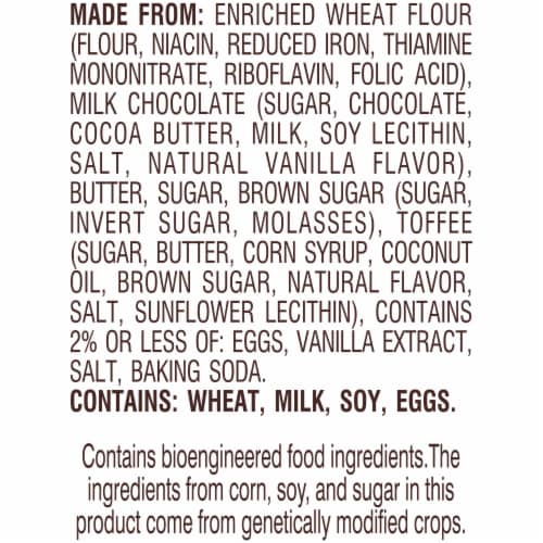 Pepperidge Farm Farmhouse Thin & Crispy Toffee Milk Chocolate Cookies Perspective: bottom