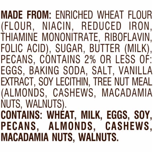 Pepperidge Farm Farmhouse Thin & Crispy Butter Pecan Cookies, 5.9 Oz Bag Perspective: bottom