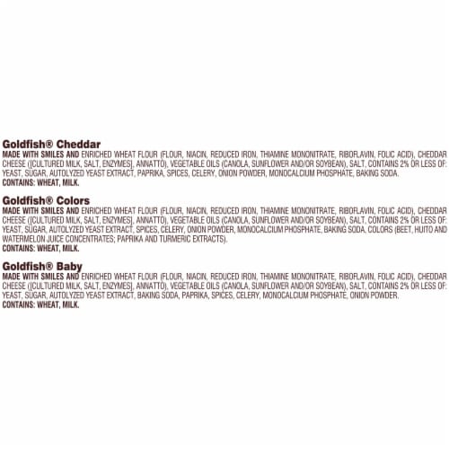 Goldfish® Family Faves Cheese Crackers Variety Pack Perspective: bottom