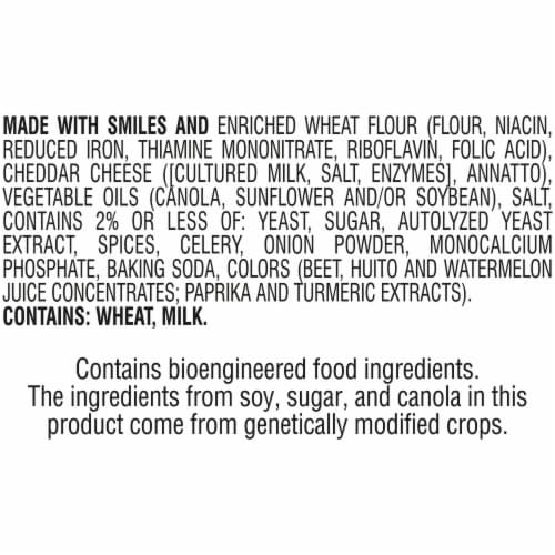 Pepperidge Farm Goldfish Colors Cheddar Family Size Baked Snack Crackers Perspective: bottom