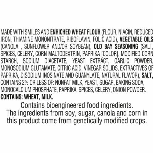 Goldfish® Limited Edition Old Bay® Seasoned Snack Crackers Perspective: bottom