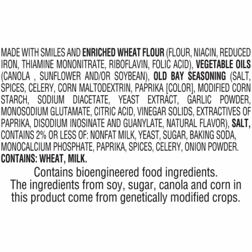 Goldfish Crackers Limited Edition Old Bay Seasoned Snack Crackers Perspective: bottom