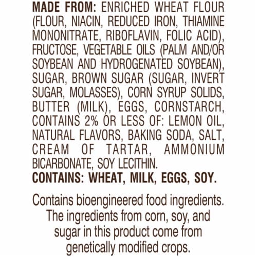 Pepperidge Farm Soft Baked Ojai Lemon Sugar Cookies Perspective: bottom