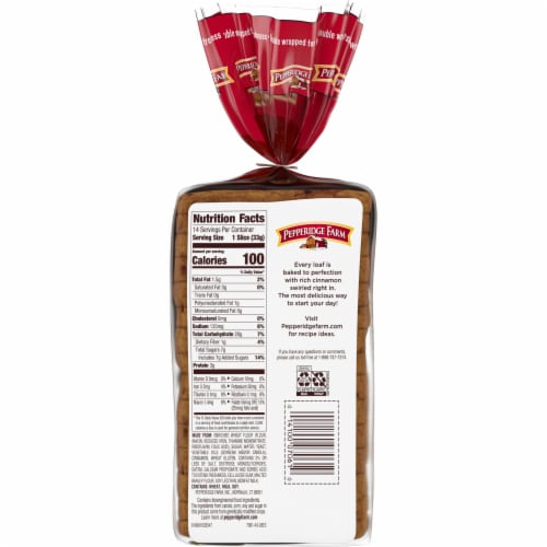 Pepperidge Farm® Swirl Cinnamon Breakfast Bread Perspective: bottom