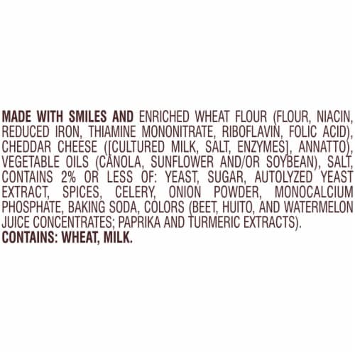 Goldfish® Colors Cheddar Cheese Crackers Perspective: bottom