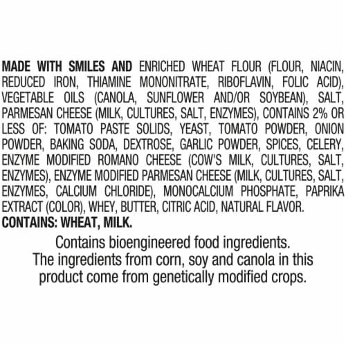 Goldfish® Flavor Blasted® Xtra Cheesy Pizza Cheese Crackers Perspective: bottom