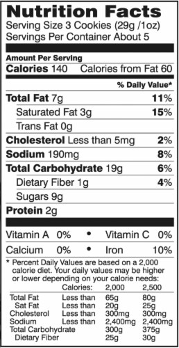 Pepperidge Farm Milano Slices Salted Pretzel Cookies Perspective: bottom
