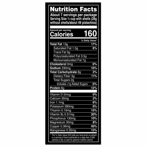 Wonderful Pistachios, In Shell Salt & Pepper Flavored Nuts, 14 Ounce Bag Perspective: bottom