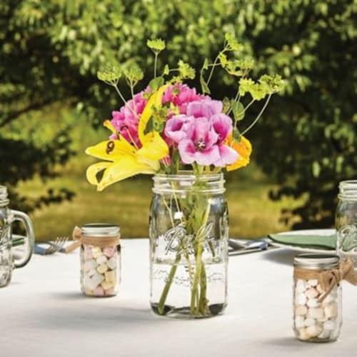 Ball® Wide Mouth Quart Jars Perspective: bottom