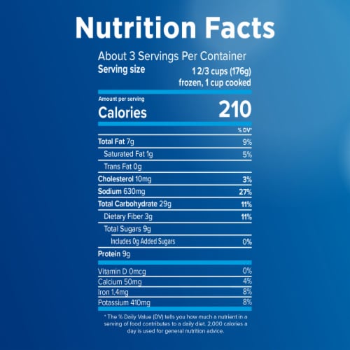 Birds Eye® Voila!® Garlic Chicken Frozen Meal Perspective: bottom