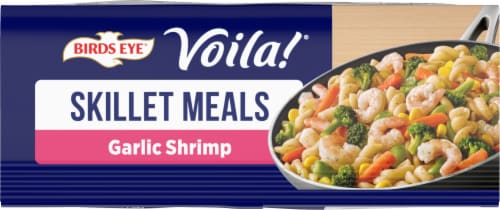 Birds Eye® Voila!® Garlic Shrimp Pasta Frozen Meal Perspective: bottom