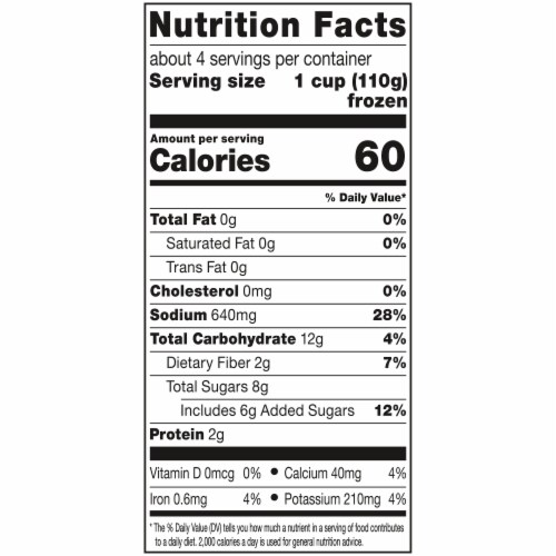 Birds Eye® Stir Fry Veggies and Sauce Teriyaki Frozen Vegetables Perspective: bottom