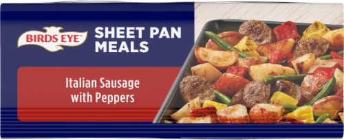 Birds Eye Sheet Pan Italian Sausage With Peppers Frozen Meal Perspective: bottom
