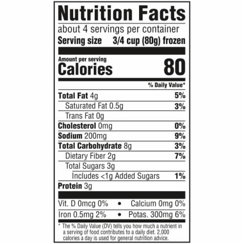 Birds Eye® Fire Roasted Brussels Sprouts - Frozen Vegetables Perspective: bottom