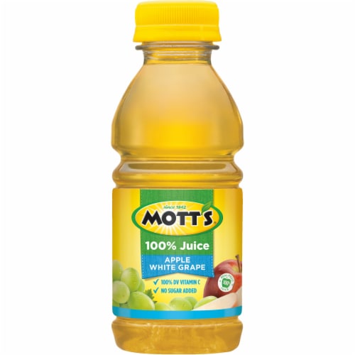 Mott's 100% Apple White Grape Juice Perspective: bottom