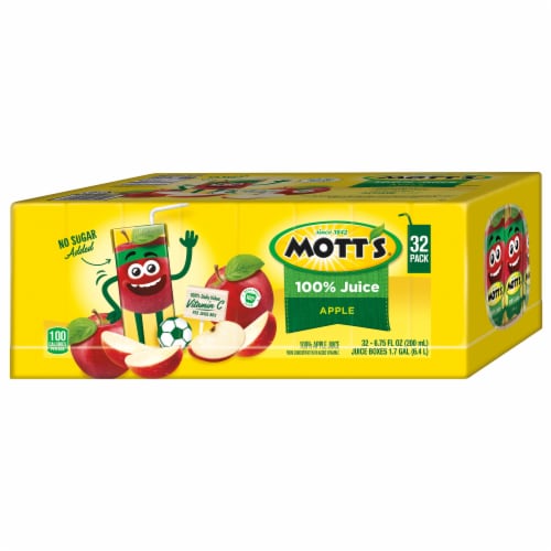Mott's® 100% Apple Juice Boxes Perspective: bottom