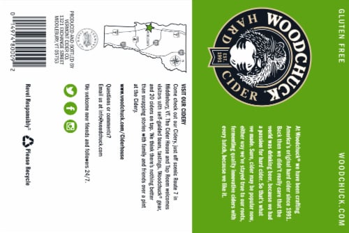 Woodchuck® Granny Smith Hard Cider Perspective: bottom