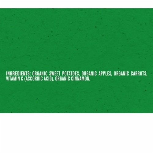 Gerber® 2nd Foods Organic Sweet Potato Apple Carrot & Cinnamon Baby Food Perspective: bottom
