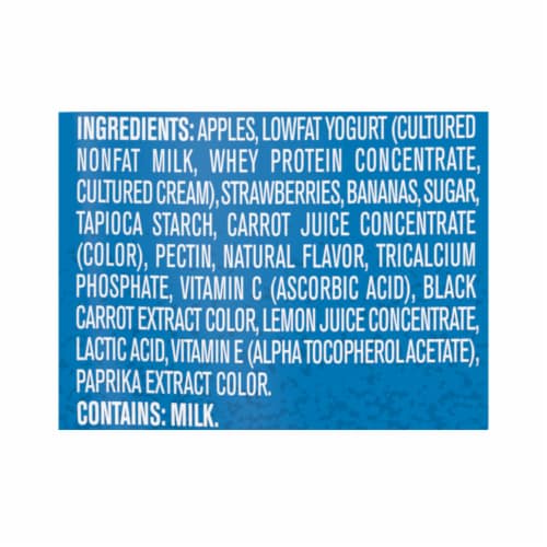 Gerber Snacks for Toddler Fruit and Yogurt Strawberry Banana Perspective: bottom