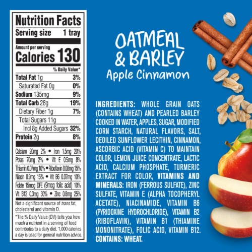 Gerber® Oatmeal & Barley Apple Cinnamon Toddler Cereal Perspective: bottom
