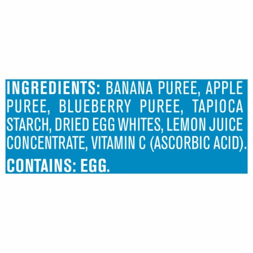 Gerber Natural Whipped Melts Baby Snacks Banana Blueberry Perspective: bottom