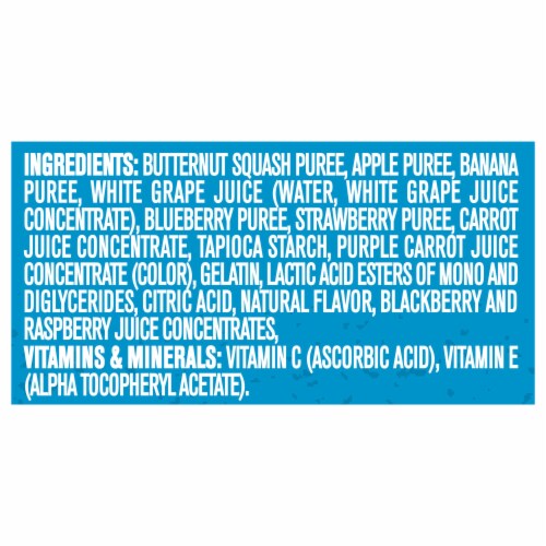 Gerber Snacks for Baby Fruit and Veggie Melts Baby Snack Very Berry Blend 1 oz Bag Perspective: bottom
