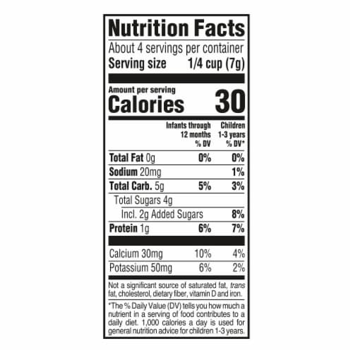 Gerber 2nd Foods Organic for Baby Yogurt Melts Banana Strawberry 1 oz Bag Perspective: bottom