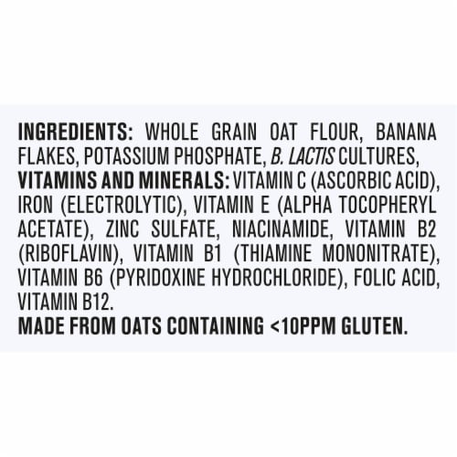 Gerber Cereal for Baby Probiotic Oatmeal Baby Cereal Banana Perspective: bottom