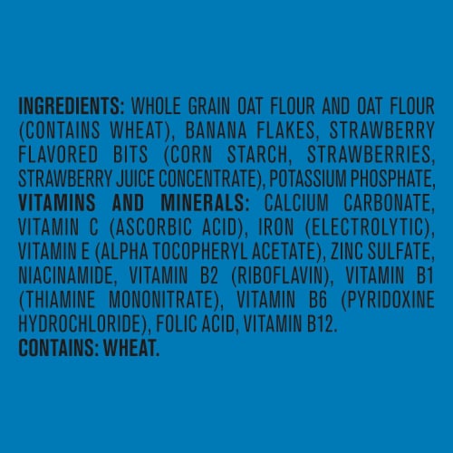 Gerber 3rd Foods Cereal for Baby Grain and Grow Lil' Bits Baby Cereal Banana Strawberry Oatmeal Perspective: bottom