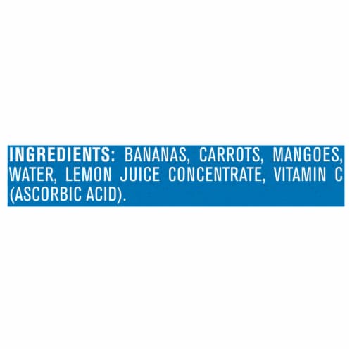 Gerber 2nd Foods Natural for Baby WonderFoods Baby Food Banana Carrot Mango Perspective: bottom