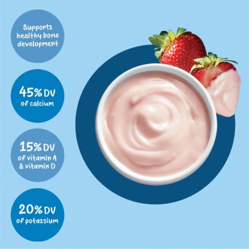 Gerber Yogurt Blends Stage 3 Baby Snacks Strawberry Perspective: bottom