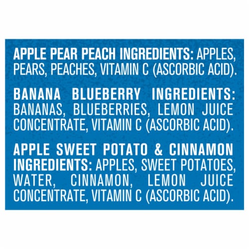 Gerber Fruit & Veggie Toddler Food Variety Pack Perspective: bottom