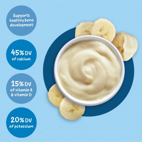 Gerber Yogurt Blends Stage 3 Baby Snacks Banana Perspective: bottom