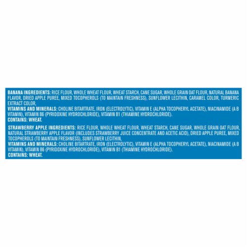 Gerber Snacks for Baby Grain &amp; Grow Puffs Banana &amp; Apple Strawberry Variety Pack Perspective: bottom