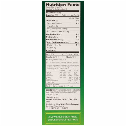 Creamette® Bow Ties Pasta Perspective: bottom