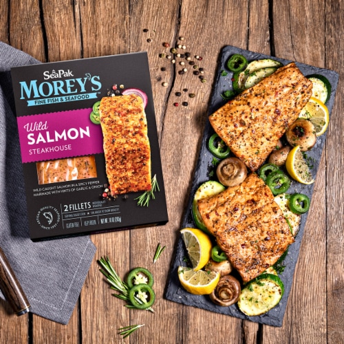Morey's Steakhouse Wild Salmon Perspective: bottom