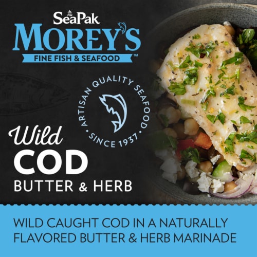 Morey's Butter and Herb Wild Cod Perspective: bottom